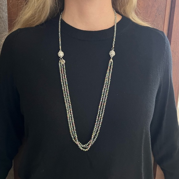 Saachi Silver sparkly Necklace - Picture 5 of 9